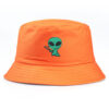 Bob-extraterrestre-brodé-couleur-orange-présenté-sur-fond-blanc