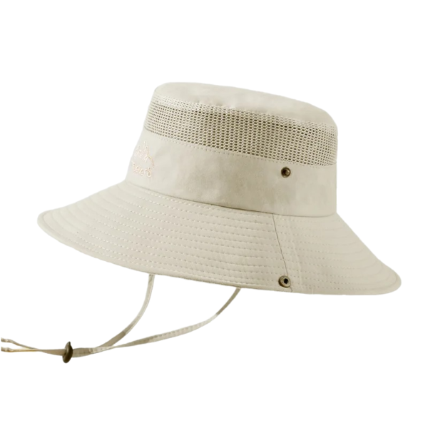 Le grand bob homme en version beige sur un fond blanc