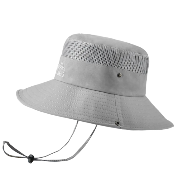 Grand bob pour homme version gris sur fond blanc