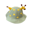 Bob-pour-bébé-de-couleur-verte-avec-girafe-en-motif