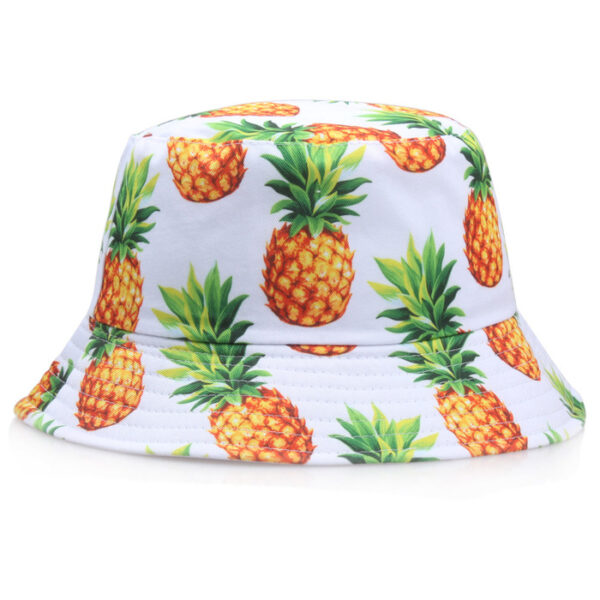 Bob-couleur-blanc-motif-ananas-sur-fond-blanc