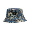 Un-bob-été-pour-homme-de-couleur-bleu-sur-fond-blanc