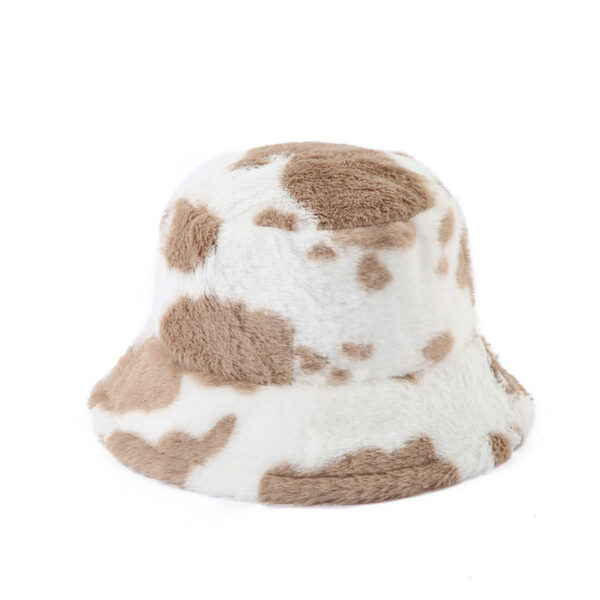 Bob-fourrure-vache-tache-beige-et-blanc