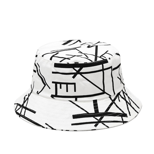 Bob-imprimé-avec-des-motifs-de-rayures-et-de-graffitis-couleur-blanc