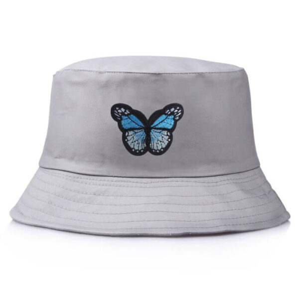 Bob-papillon-brodé-couleur-gris-sur-un-fond-blanc