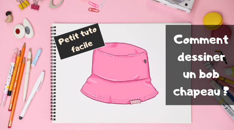 Un-bob-est-dessiné-de-couleur-rose-sur-une-feuille-blanche-de-carnet-et-à-droite-de-l'image-il-y-à-le-titre-de-l'article-qui-est-écrit-le-fond-de-l'image-est-rose-avec-des-crayons-de-couleur-ainsi-que-des-divers-éléments-qui-servent-à-dessiner-et-colorier