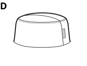 Bob-chapeau-en-dessin-partie-calotte-avec-coutures-plus-étiquette