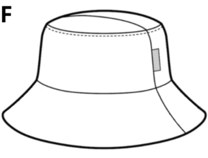 Tutoriel-comment-dessiner-un-bob-chapeau-partie-inférieure-le-rebord-du-bob-plus-la-séparation