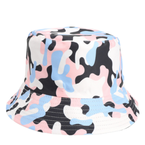 Bob-aux-motifs-de-camouflage-rose-noir-bleu-blanc