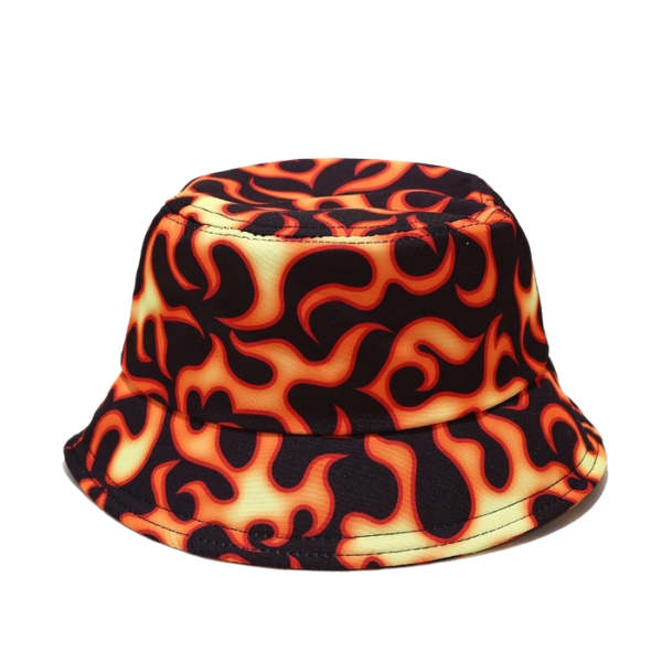Bob-chapeau-avec-des-motifs-de-flammes-imprimés