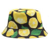 Bob-de-couleur-noir-avec-citrons-imprimés