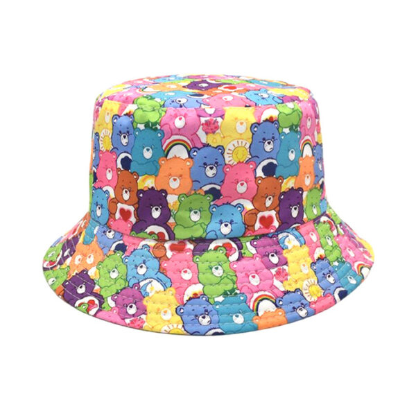 Bob-chapeau-avec-des-motifs-d'oursons-multicolores-imprimés