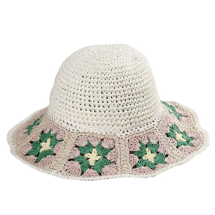 Chapeau D'été Femme En Paille à Large Bord - Protection UV, Léger Et Respirant - Tour De Tête 56-58 Cm