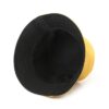 Bucket hat réversible renversé vue sur son intérieur noir