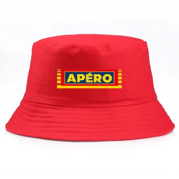 Chapeau bob rouge apéro