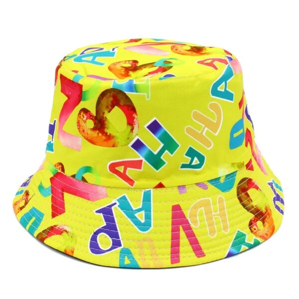 bob-colorful Bob chapeau flash sur un fond blanc