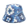 Bob en fourrure bleu