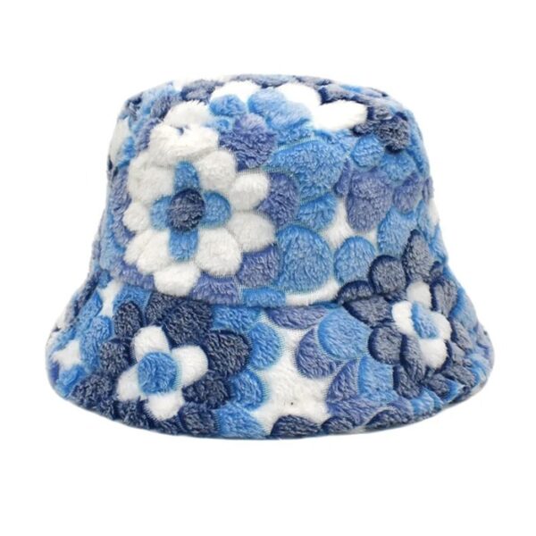 Bob en fourrure bleu