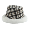 bob style carreaux vichy blanc