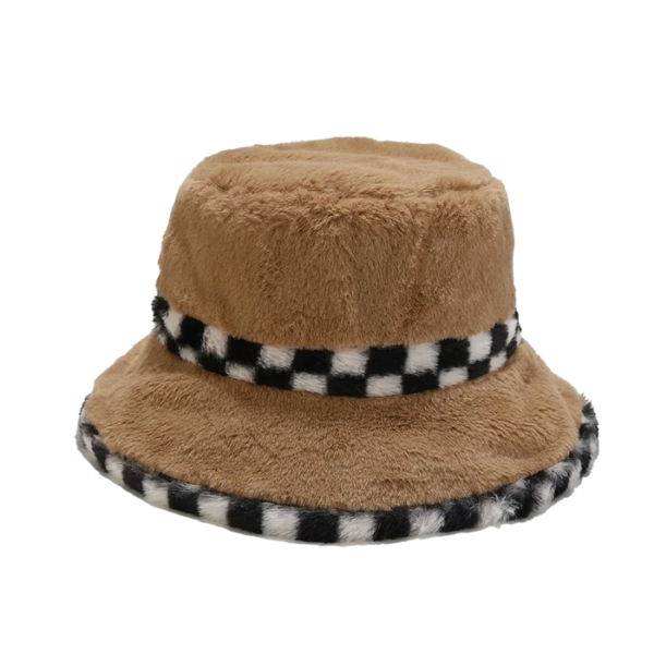 Bob marron vintage en fourrure