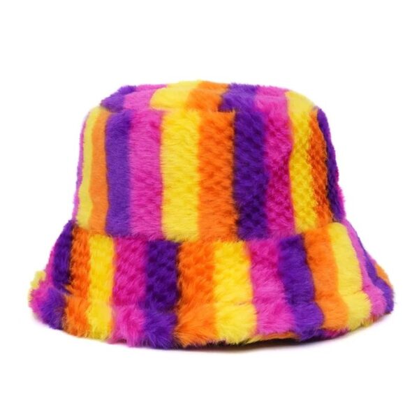 Bob fourrure multicolor
