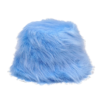 Bob fourrure poils longs bleu