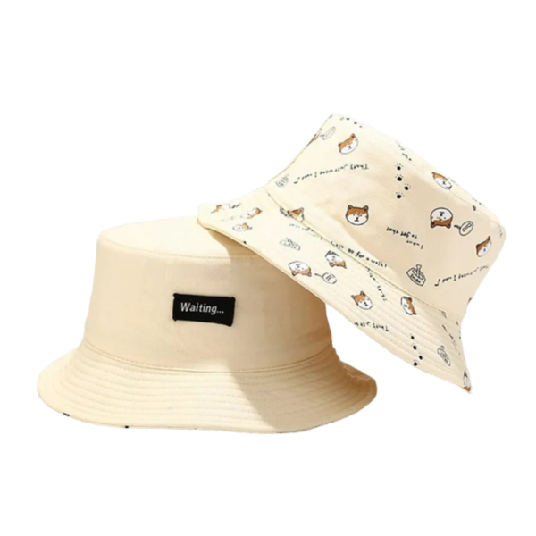 Bob chapeau réversible p'tit loup couleur beige