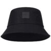 Un bob noir uni et élégant avec un logo new york city