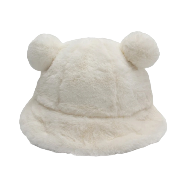 Bob fourrure peluche couleur blanc