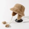 Bob chapeau fourrure marron protection intégrale