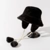 Bob chapeau fourrure noir protection intégrale