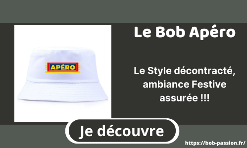 Appel à l'action pour le bob chapeau apéro