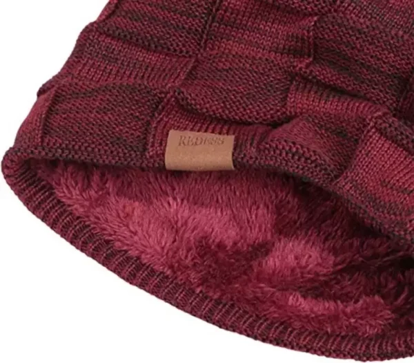 Bonnet D'hiver Homme Femme Doux Et Chaud - Taille Unique 56-60 Cm, Léger 170 G, Pour Ski Ou Ville
