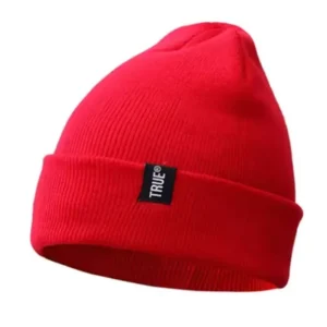 Bonnet rouge profond – parfait pour affronter l’hiver avec style